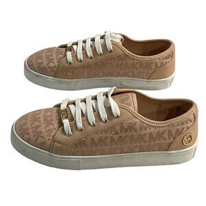Michael Kors Womens 3 Junior Castella Trainers‎ Blush Sneakers Tennis Shoes